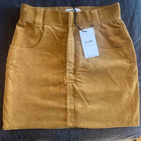 Re/Done Skirts Redone Mini Skirt Size 26 Poshmark